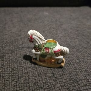 Nobel Hall | Porcelain Rocking Horse Candle Holder
